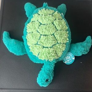 2 plush Sea turtle and octupus plush